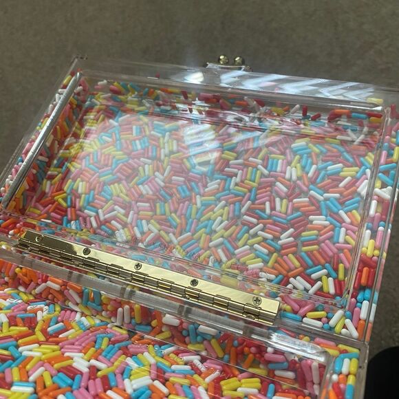 Sephora x Museum of Ice Cream Sprinkle Limited Edition Translucent Clutch NEW - Picture 10 of 12